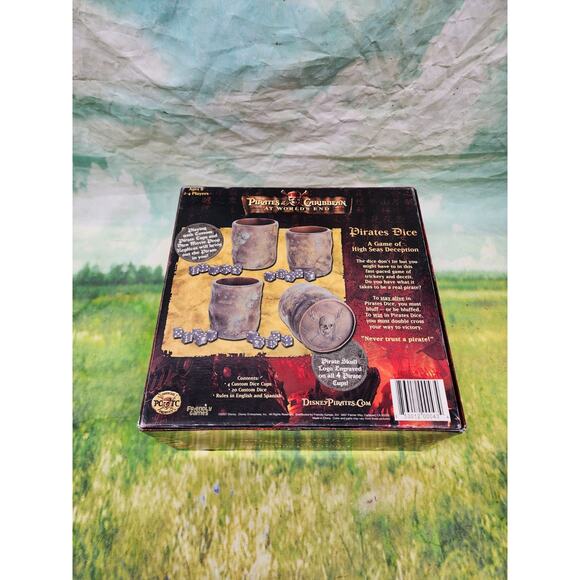 2006 Pirates of the Caribbean Dead Man's Chest Pirate Dice Game Disney COMPLETE - Picture 4 of 4